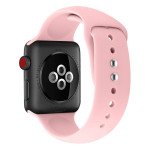 Wholesale Pro Soft Silicone Sport Strap Wristband Replacement for Apple Watch Series Ultra/8/7/6/5/4/3/2/1/SE - 49MM/45MM/44MM/42MM (Hot Pink)
